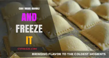 Homemade Ravioli: A Guide to Freezing for Later Enjoyment