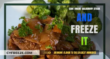 Freezing Salisbury Steak: A Convenient Meal Prep Guide