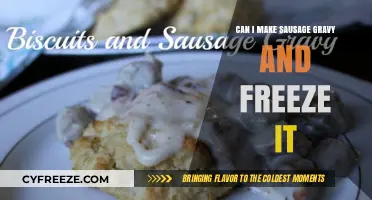 Sausage Gravy Simplified: Make Ahead and Freeze for Later