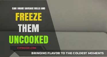 Sausage Rolls: The Ultimate Guide to Freezing Uncooked Delights