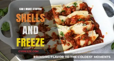 Freezing Stuffed Shells: A Convenient Meal Prep Solution
