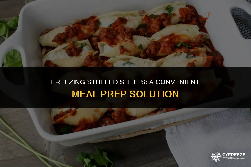 can i make stuffed shells and freeze