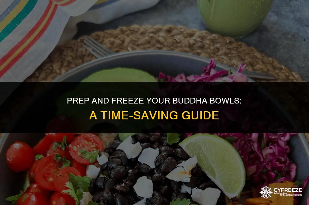 can i pre make and freeze my buddha bowls