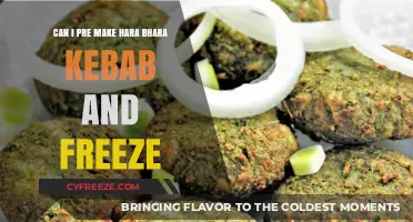 Pre-Make and Freeze Hara Bara Kebab: A Time-Saving Guide