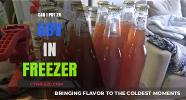 Chilling High-ABV Beers: Freezer Storage for 25% ABV Brews