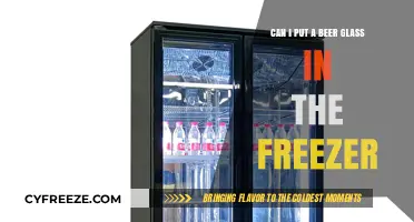 Chill or Spill: The Great Beer Glass Freezer Debate