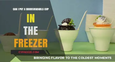 Freeze Your Eco-Friendly Way: Biodegradable Cups in the Freezer?