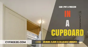 Compact Kitchen Solutions: Integrating a Freezer into Your Cupboard Space