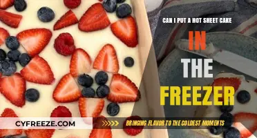 Freeze Your Sheet Cake: A Handy Guide to Safe Storage