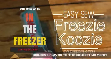 Chill Your Drink: The Ultimate Guide to Freezing Koozies