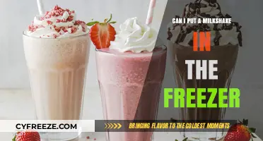 Freeze Your Milkshake: A Guide to Perfectly Chilled Treats