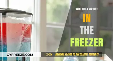 Can I Put a Slurpee in the Freezer: A Comprehensive Guide
