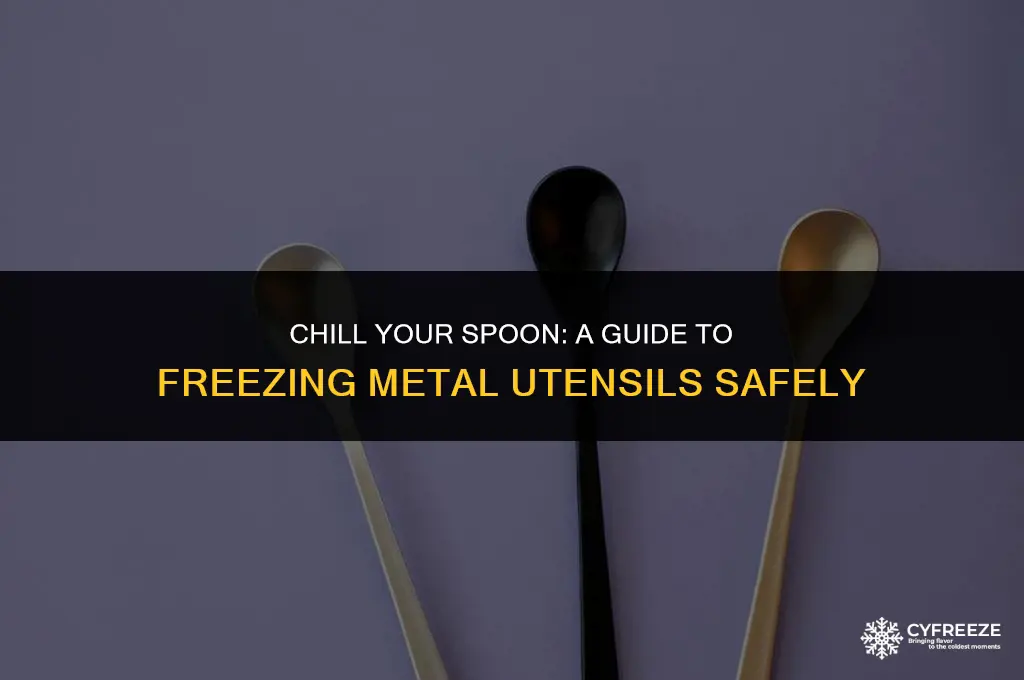 can i put a spoon in the freezer
