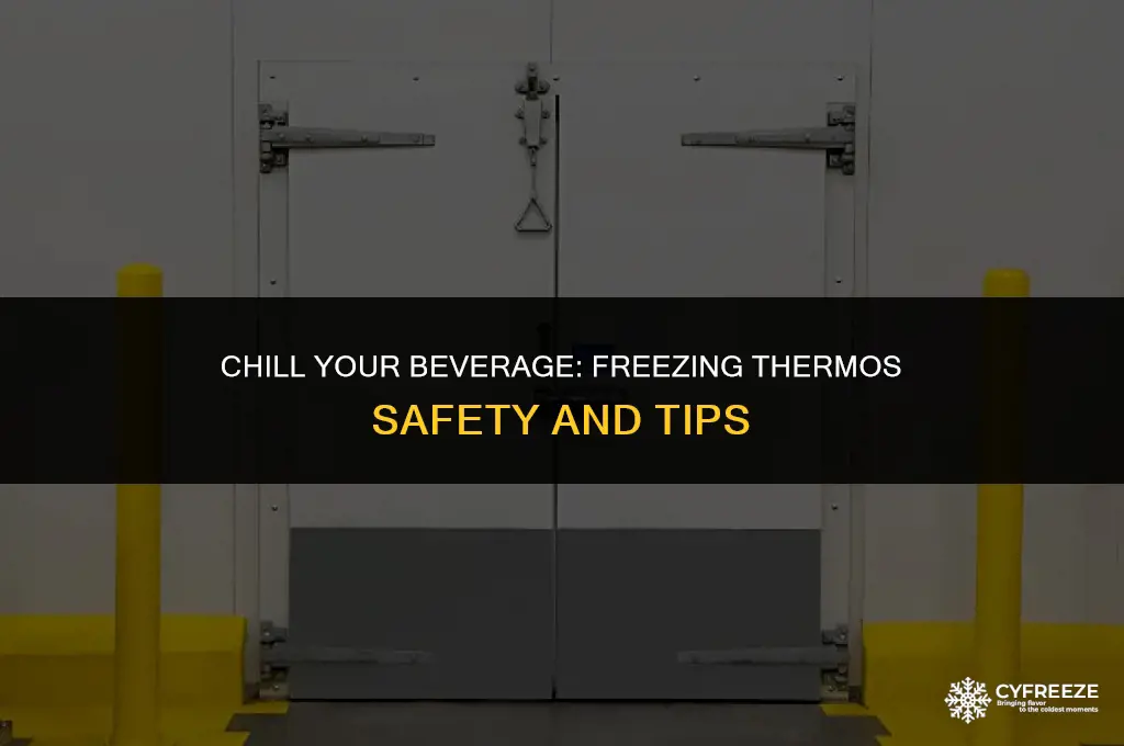 can i put a thermos in the freezer