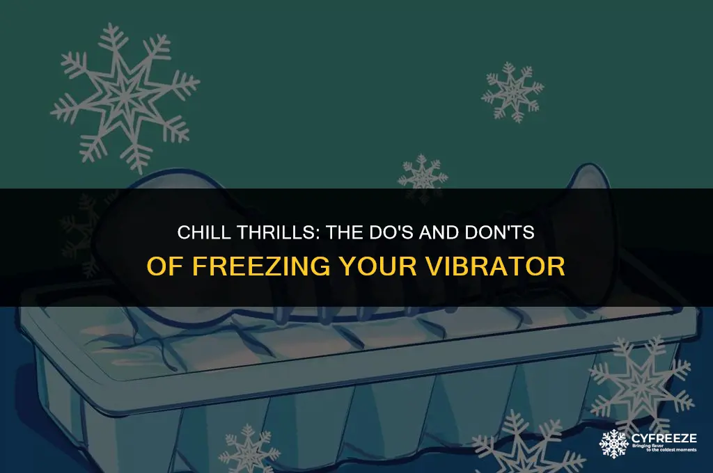 can i put a vibrator in the freezer