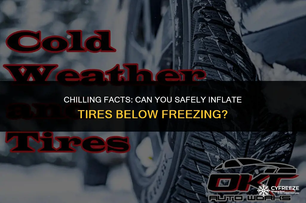 can i put air in below freezing temp