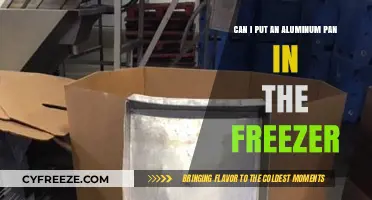 Freeze with Ease: The Truth About Aluminum Pans in the Freezer