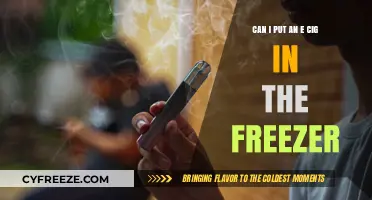 Chilling Your Vape: Freezing E-Cigs - Safe or Not?