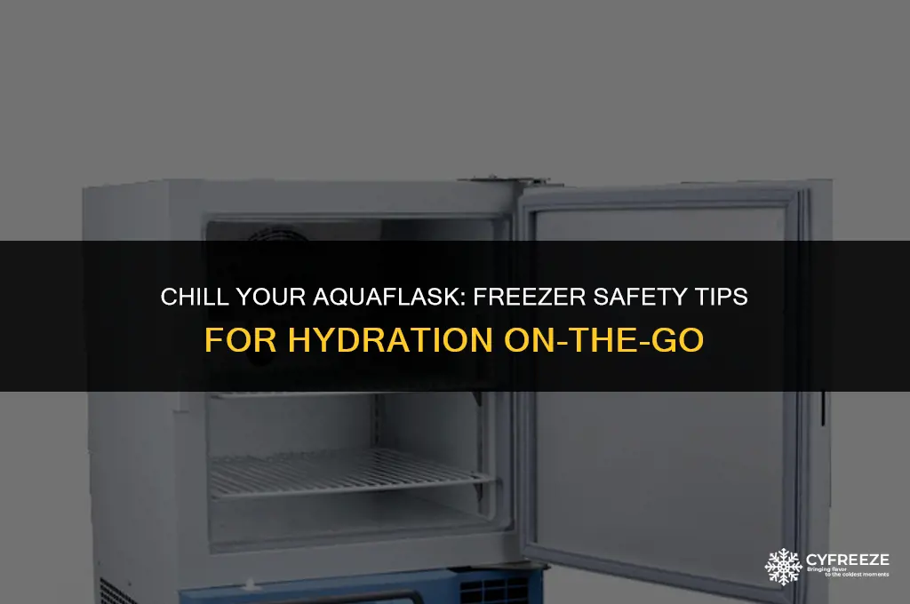 can i put aquaflask in freezer