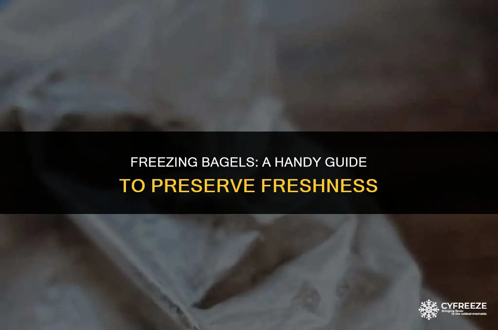 can i put bagels in the freezer