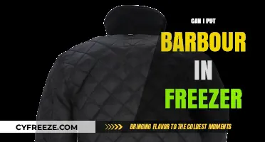 Can I Put Barbour in the Freezer? A Comprehensive Guide
