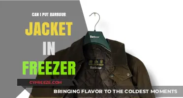 Can I Put My Barbour Jacket in the Freezer?