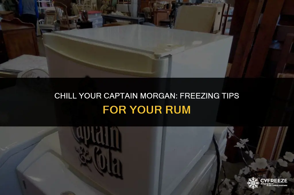 can i put captain morgan in the freezer