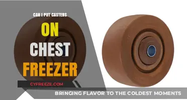 Mobilizing Your Chest Freezer: Caster Wheels for Easy Relocation