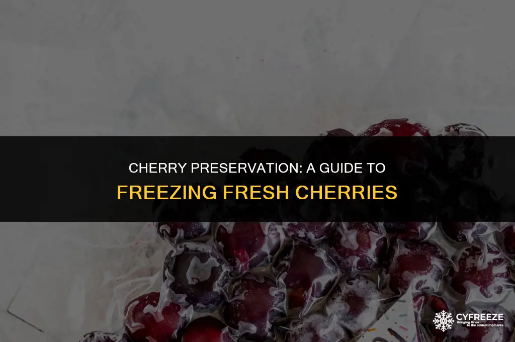 can i put cherries in the freezer