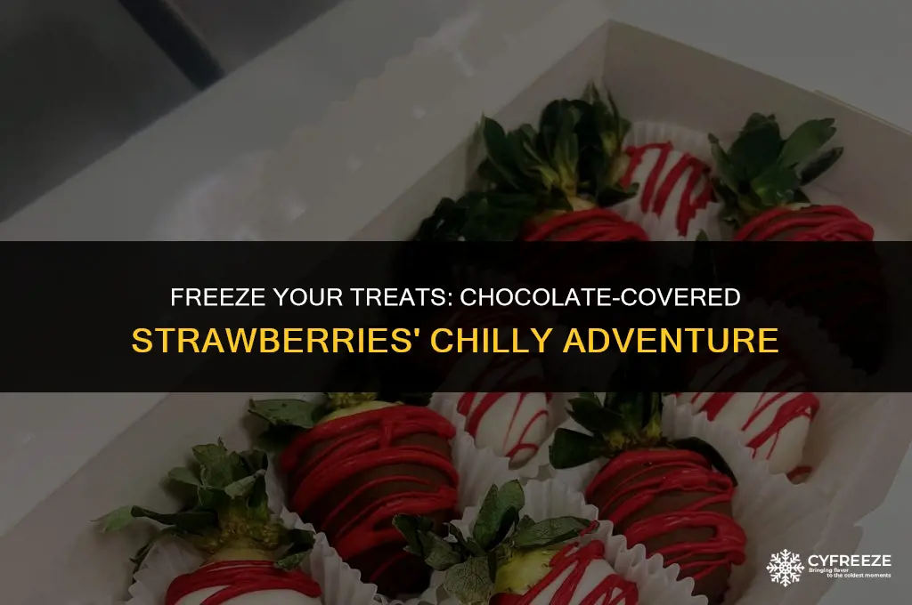 can i put chocolate covered strawberries in the freezer