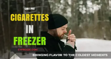 Chilling Habits: The Do's and Don'ts of Freezing Cigarettes