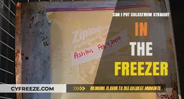 Freezing Colostrum: A Comprehensive Guide for Breastfeeding Moms
