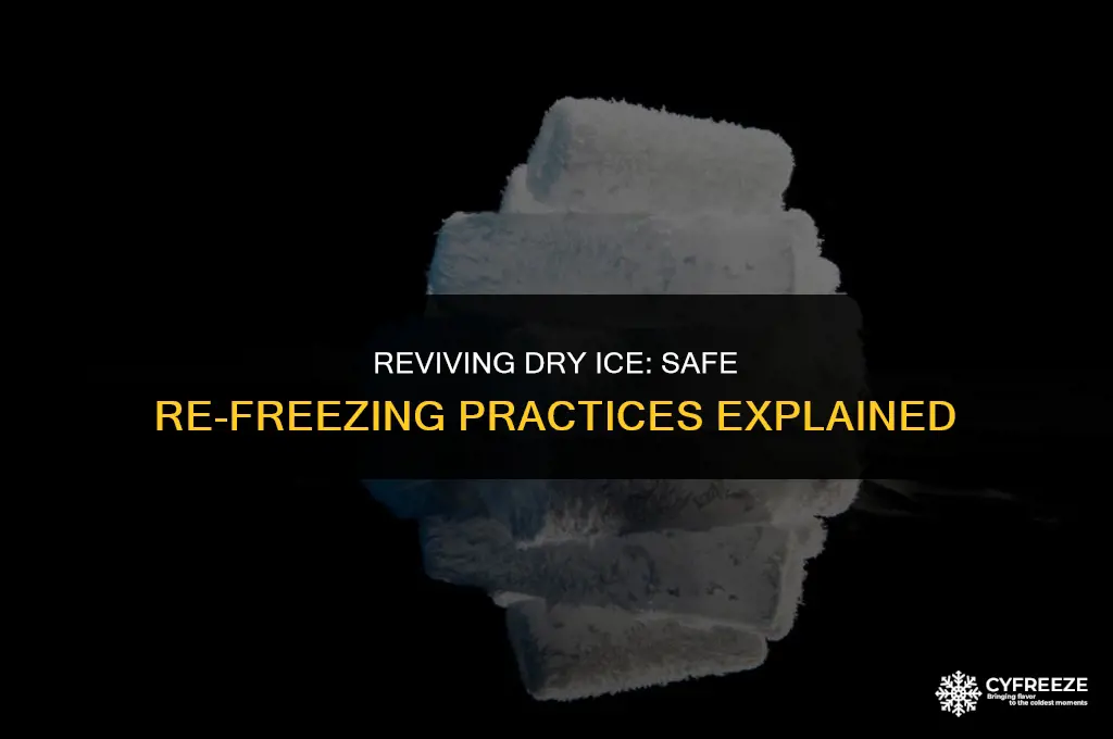 can i put dry ice back in the freezer