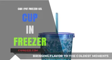 Safely Freezing Gel Cups: A Comprehensive Guide
