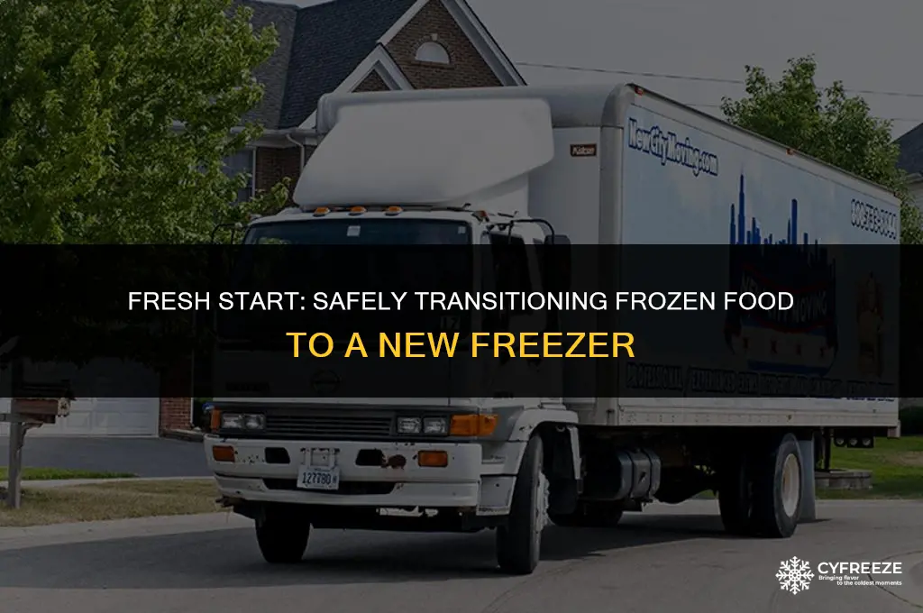 can i put frozen food straight into a new freezer