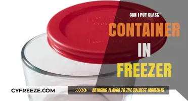 Safely Storing Glass Containers in the Freezer: A Comprehensive Guide