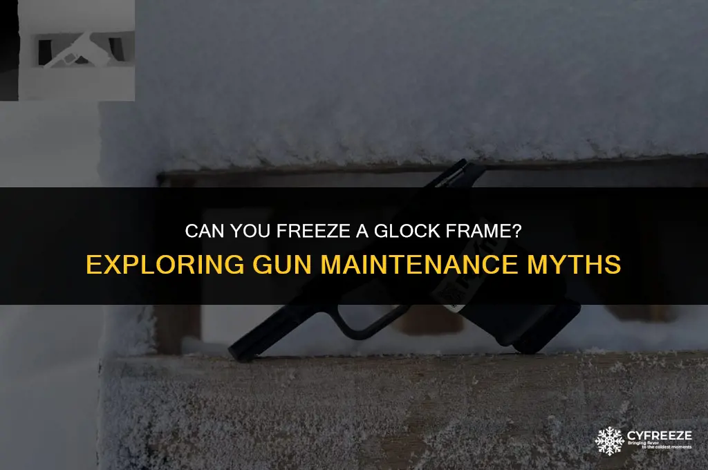 can i put glock frame in freezer