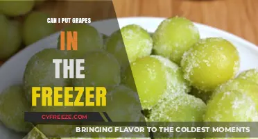 Freeze Your Grapes: A Handy Guide to Storing Your Favorite Fruit