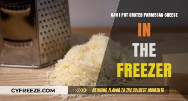 Freezing Grated Parmesan: A Handy Guide for Cheese Lovers