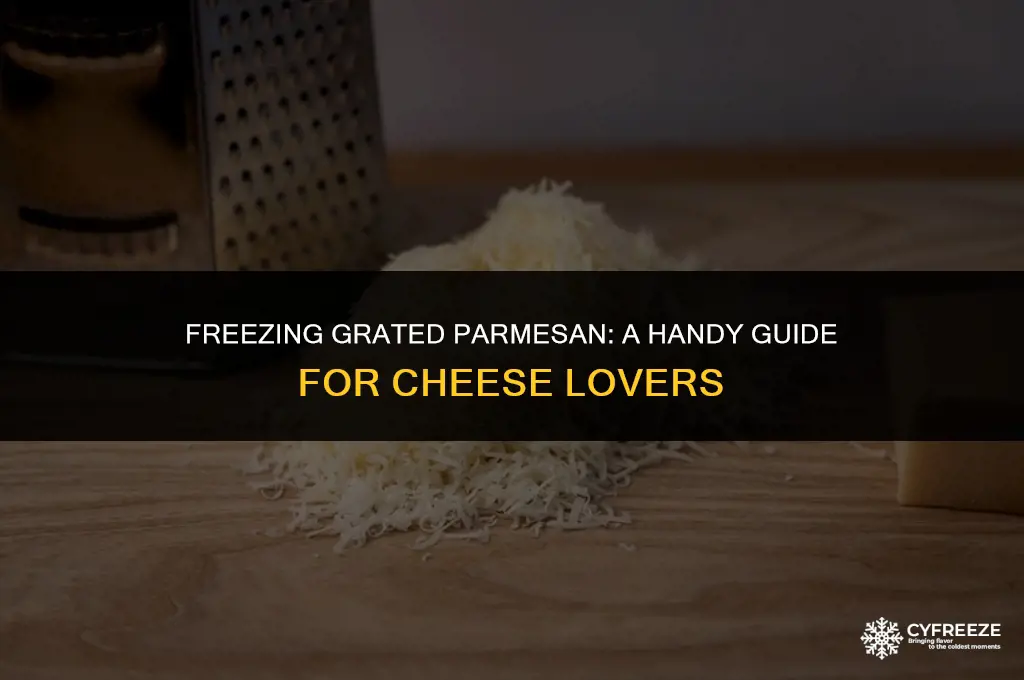 can i put grated parmesan cheese in the freezer