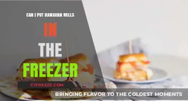 Freezing Hawaiian Rolls: A Convenient Baking Hack Explained