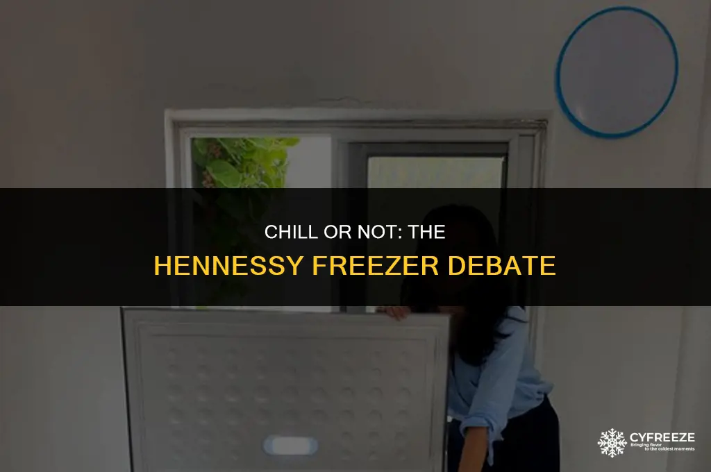 can i put hennessy in the freezer