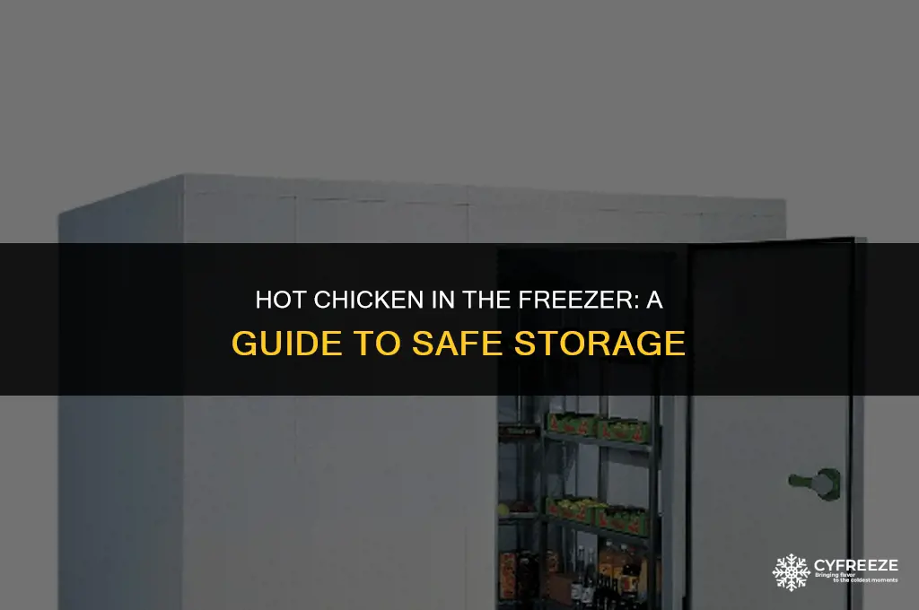 can i put hot chicken in the freezer