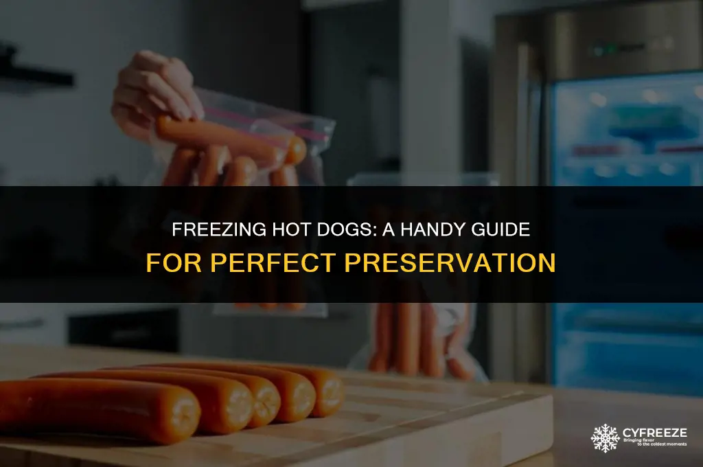 can i put hot dogs in the freezer