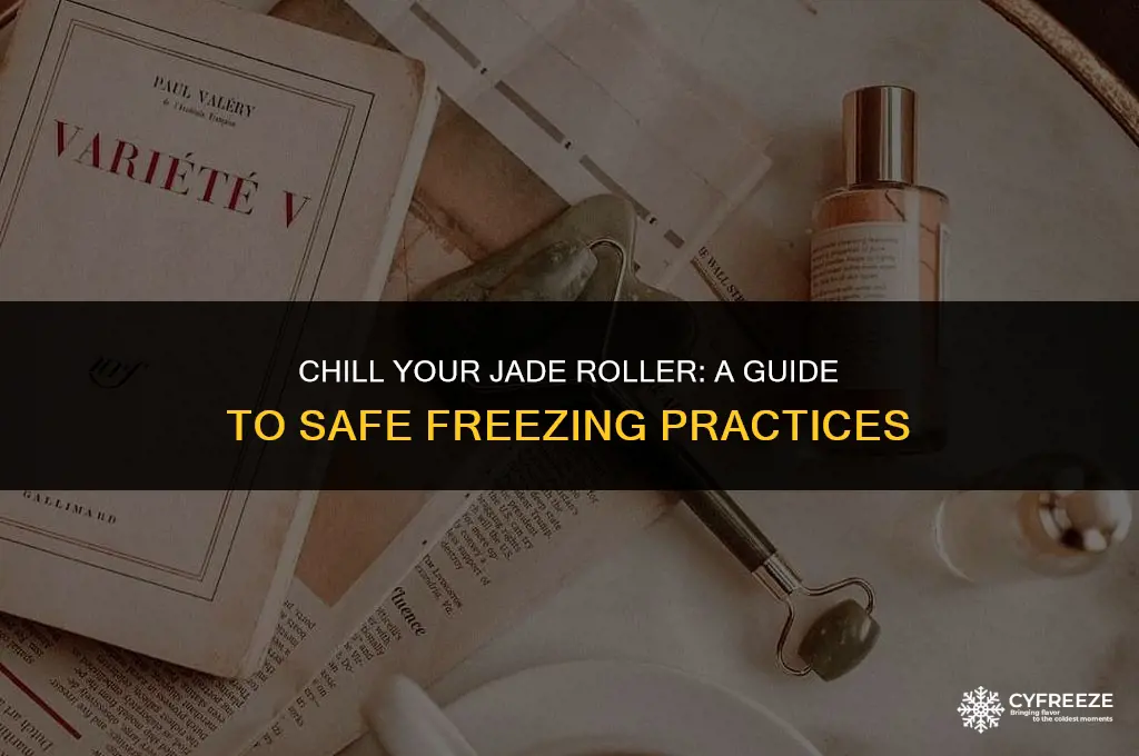 can i put jade roller in freezer