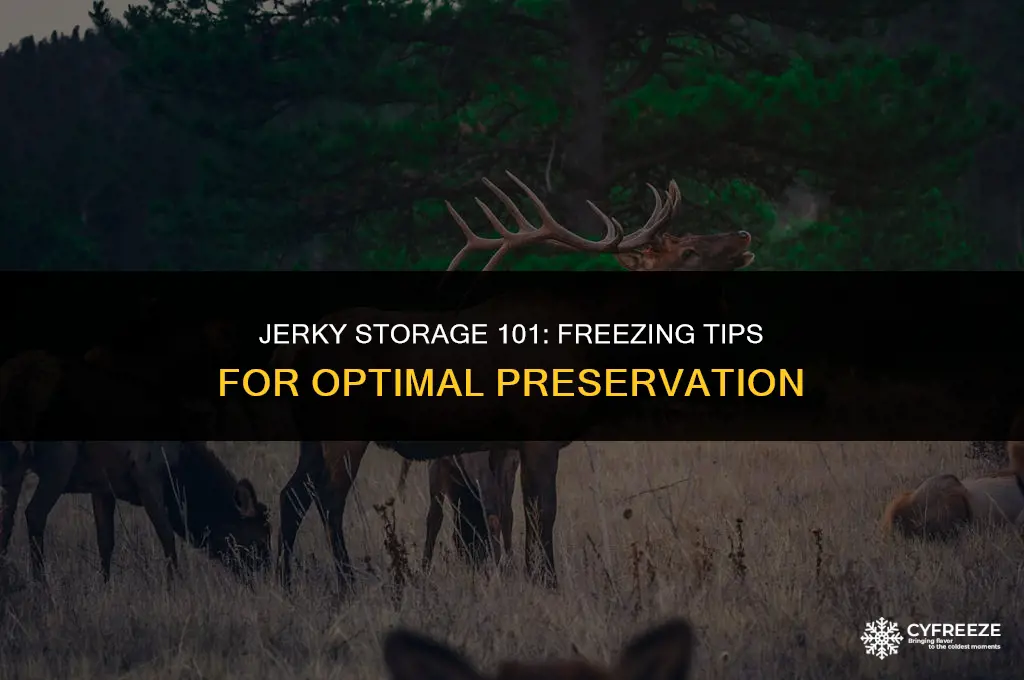 can i put jerky in freezer