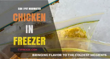Freeze Your Marinade: A Guide to Safely Storing Marinated Chicken