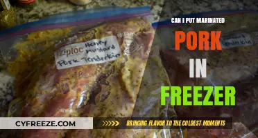Freeze Your Marinade: A Guide to Safely Storing Marinated Pork