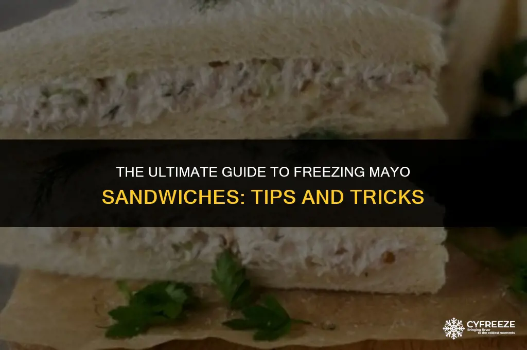 can i put mayo on sandwich and freeze it