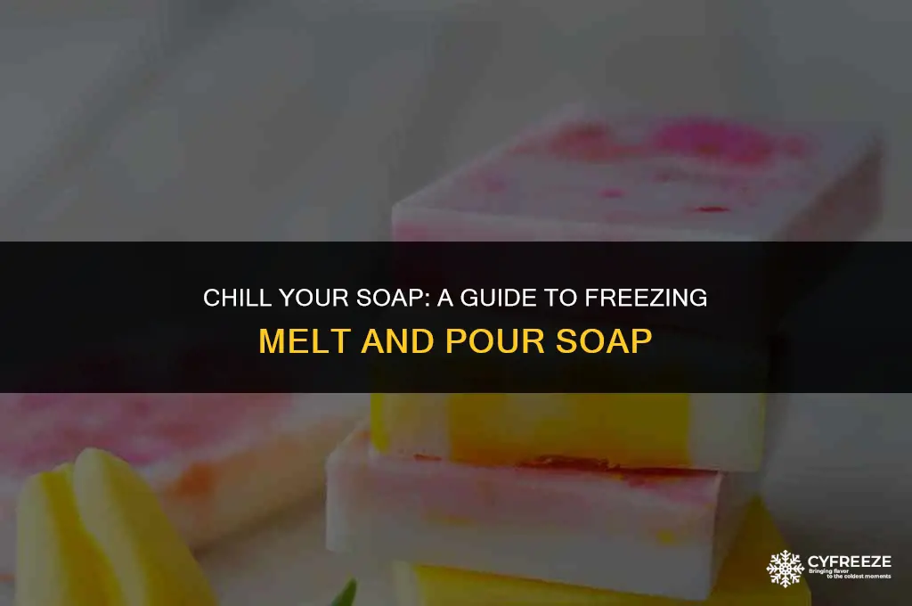 can i put melt and pour soap in the freezer